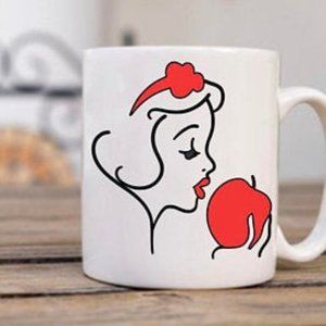 snow white inspired coffee mug